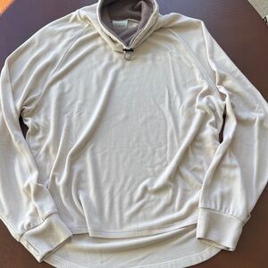 Varley Cream Cowlneck Pullover